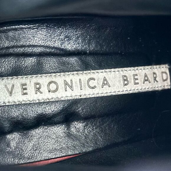 Veronica Beard Laurel Suede Black Ankle Booties  Made in Italy Size 9 - Picture 9 of 10